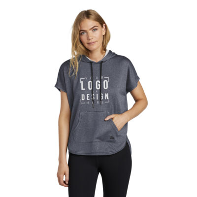 New Era Ladies Performance Terry Short Sleeve Hoodie