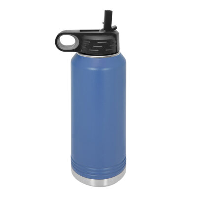 Personalized Insulated Water Bottle with Sports Straw