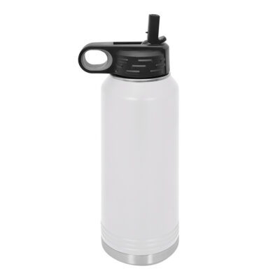 Personalized Insulated Water Bottle with Sports Straw
