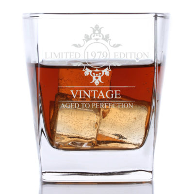 Personalized Limited Edition Cube Whiskey Glass