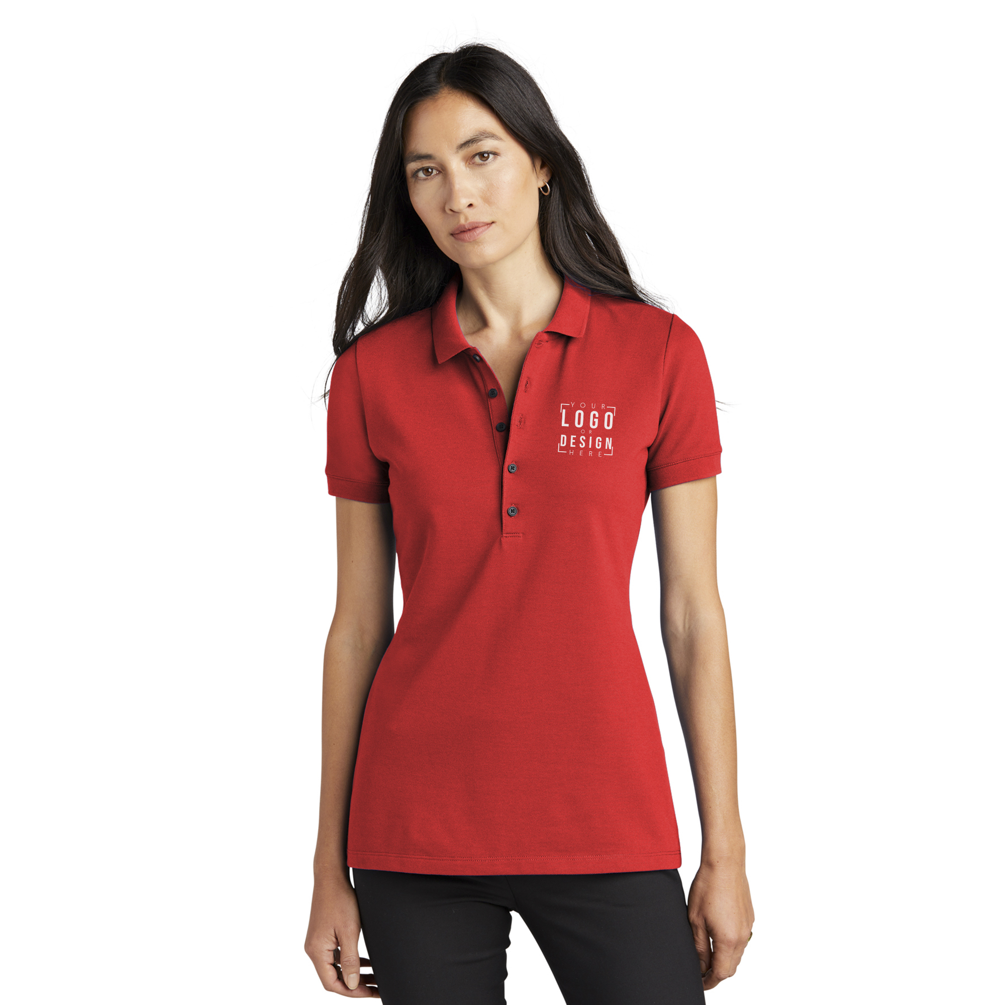 MERCER+METTLE Women's Stretch Heavyweight Pique Polo MERCER+METTLE Women's Stretch Heavyweight Pique Polo