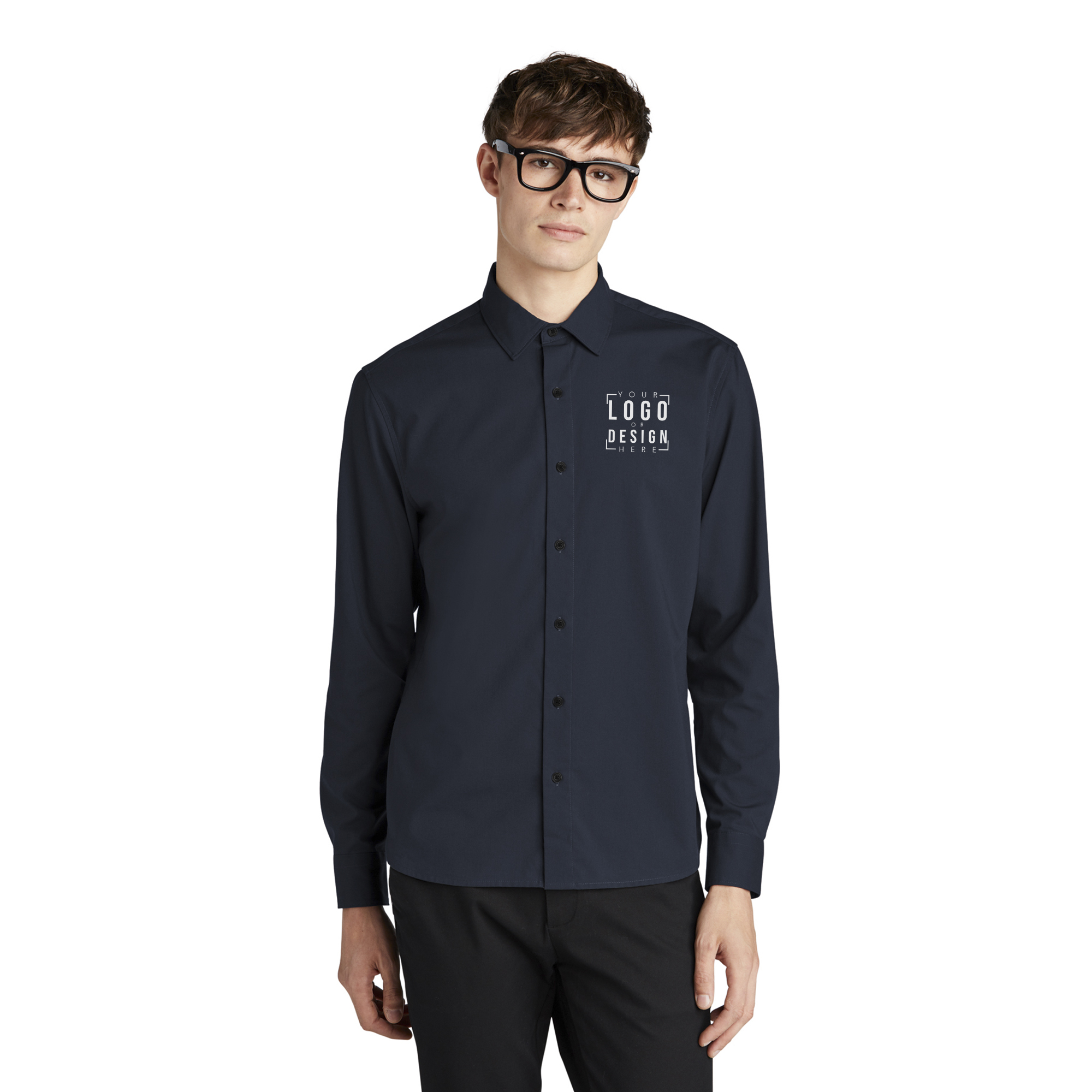 MERCER+METTLE Long Sleeve Stretch Woven Shirt MERCER+METTLE Long Sleeve Stretch Woven Shirt