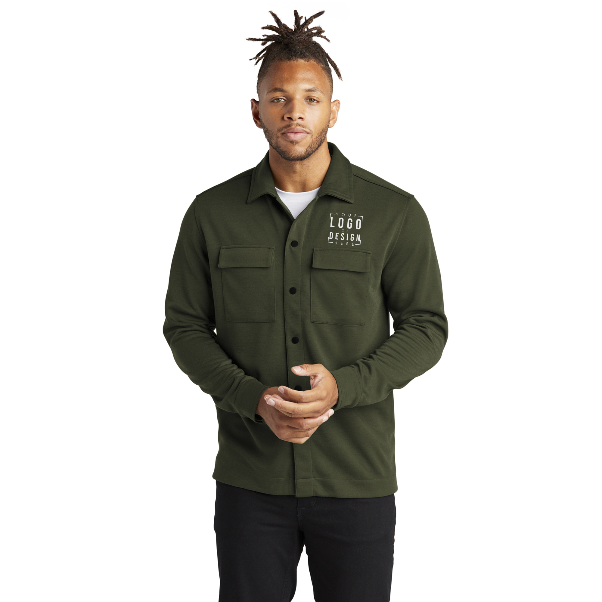 MERCER+METTLE Double-Knit Snap Front Jacket MERCER+METTLE Double-Knit Snap Front Jacket