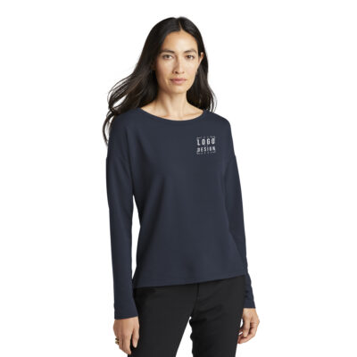 MERCER+METTLE Women's Stretch Drop Shoulder Pullover