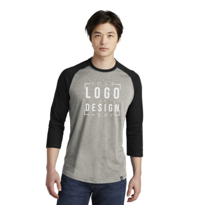 New Era Heritage Blend 3/4-Sleeve Baseball Raglan Tee