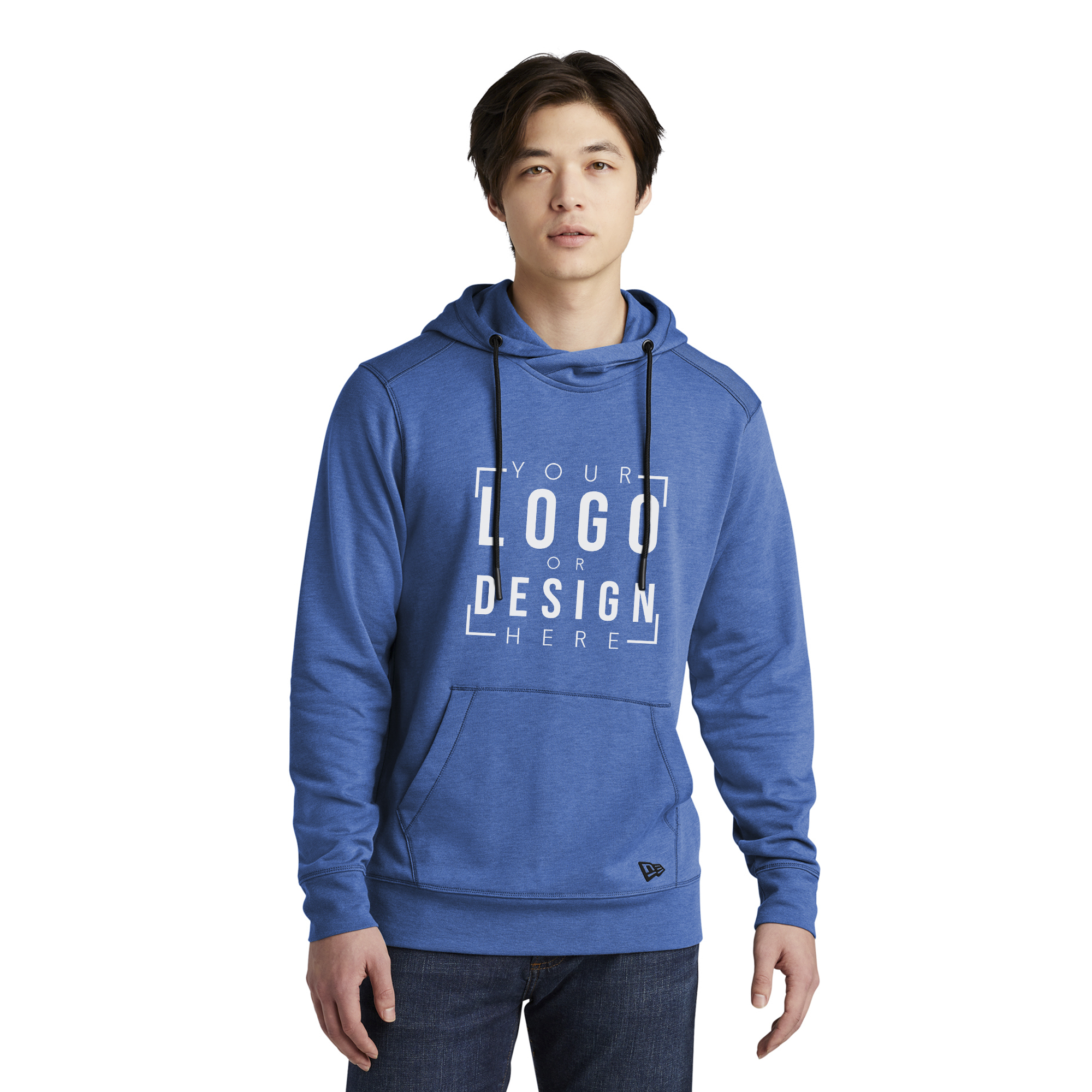 New Era Tri-Blend Fleece Pullover Hoodie