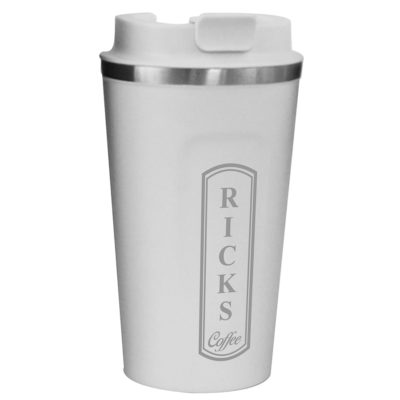 Personalized Stainless Steel Travel Coffee Mug Coffee Label