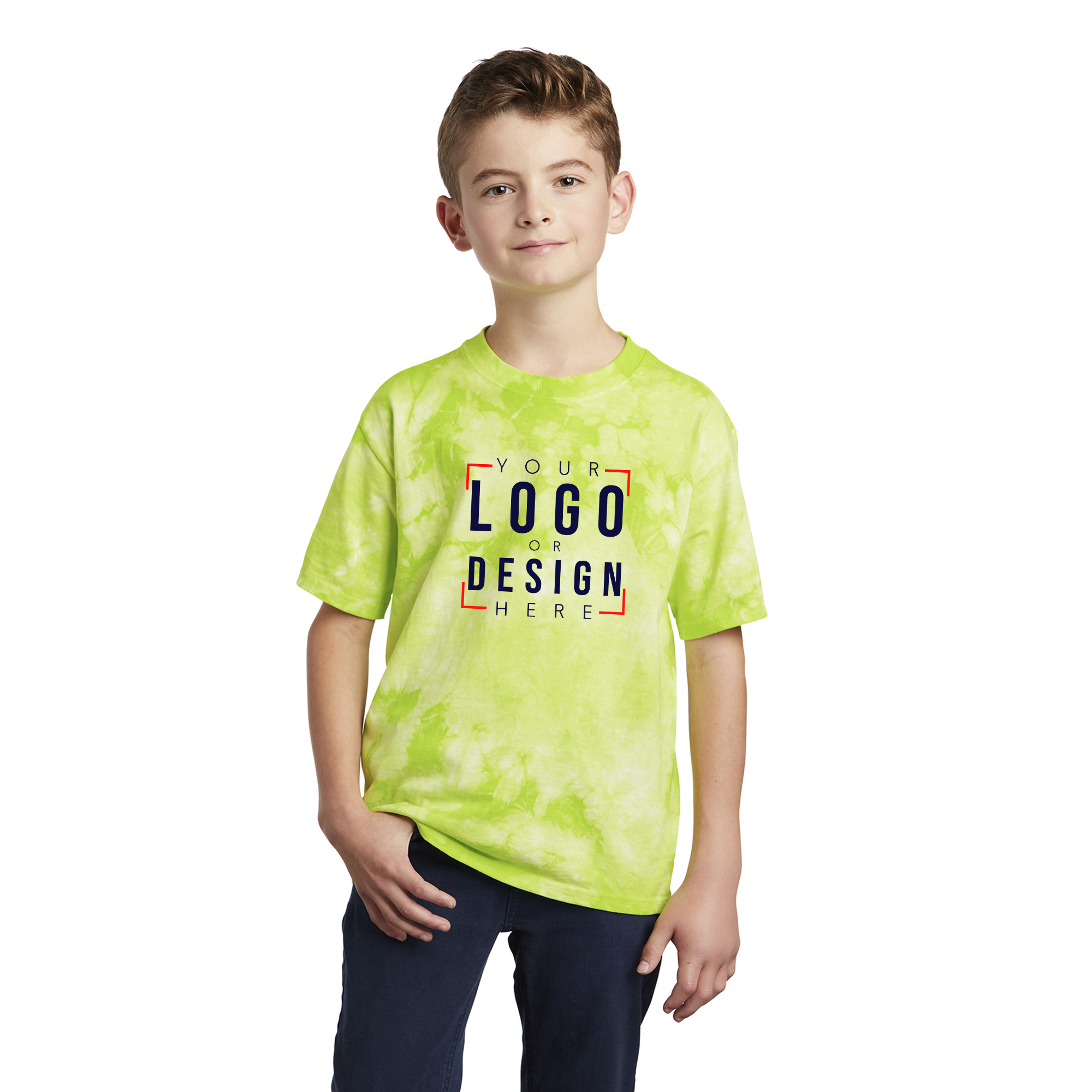 Port & Company Youth Crystal Tie-Dye Tee