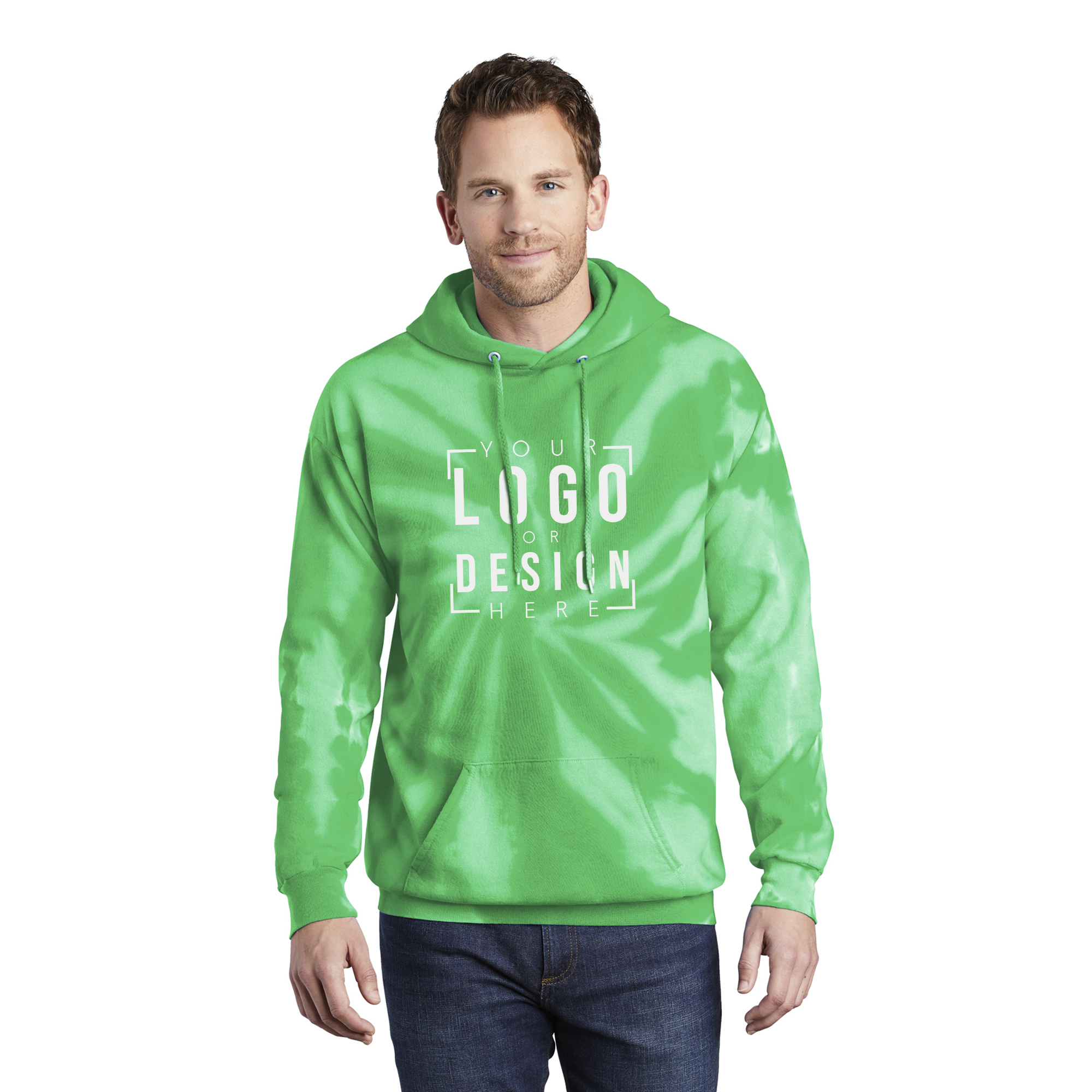 Port & Company Tie-Dye Pullover Hooded Sweatshirt Port & Company Tie-Dye Pullover Hooded Sweatshirt