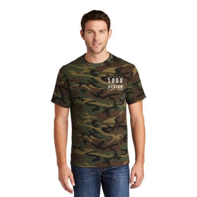 Port & Company Core Cotton Camo Tee