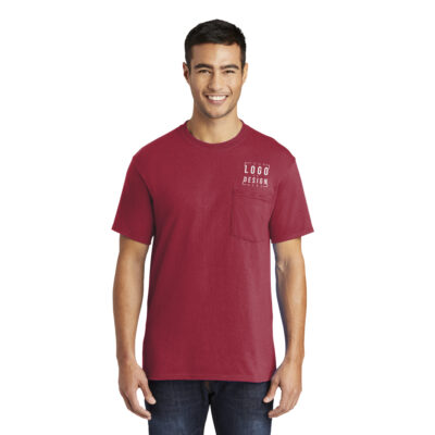 Port & Company Tall Core Blend Pocket Tee
