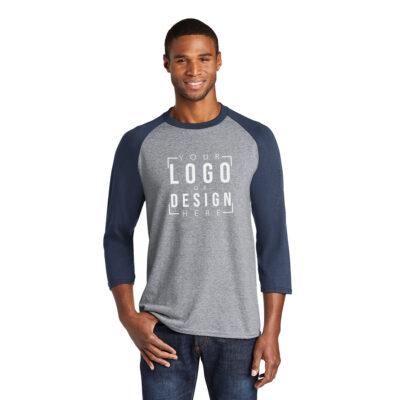 Port & Company Core Blend 3/4-Sleeve Raglan Tee