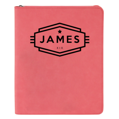 Cadet Personalized Business Zippered Portfolio with Notepad