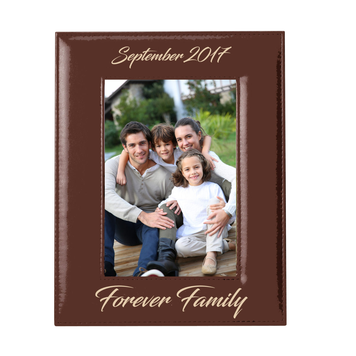 Personalized Leatherette Picture Frame - Image 2