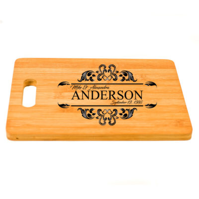Personalized Cutting Board with Handle - ANDES