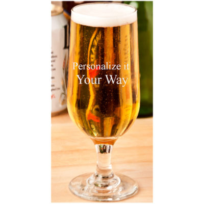 Personalized Beer Glass 12oz.
