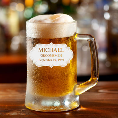Personalized Board 16oz Beer Mug