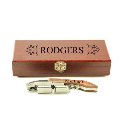 Personalized Premium Corkscrew & Multi-Tool - Vintage Design