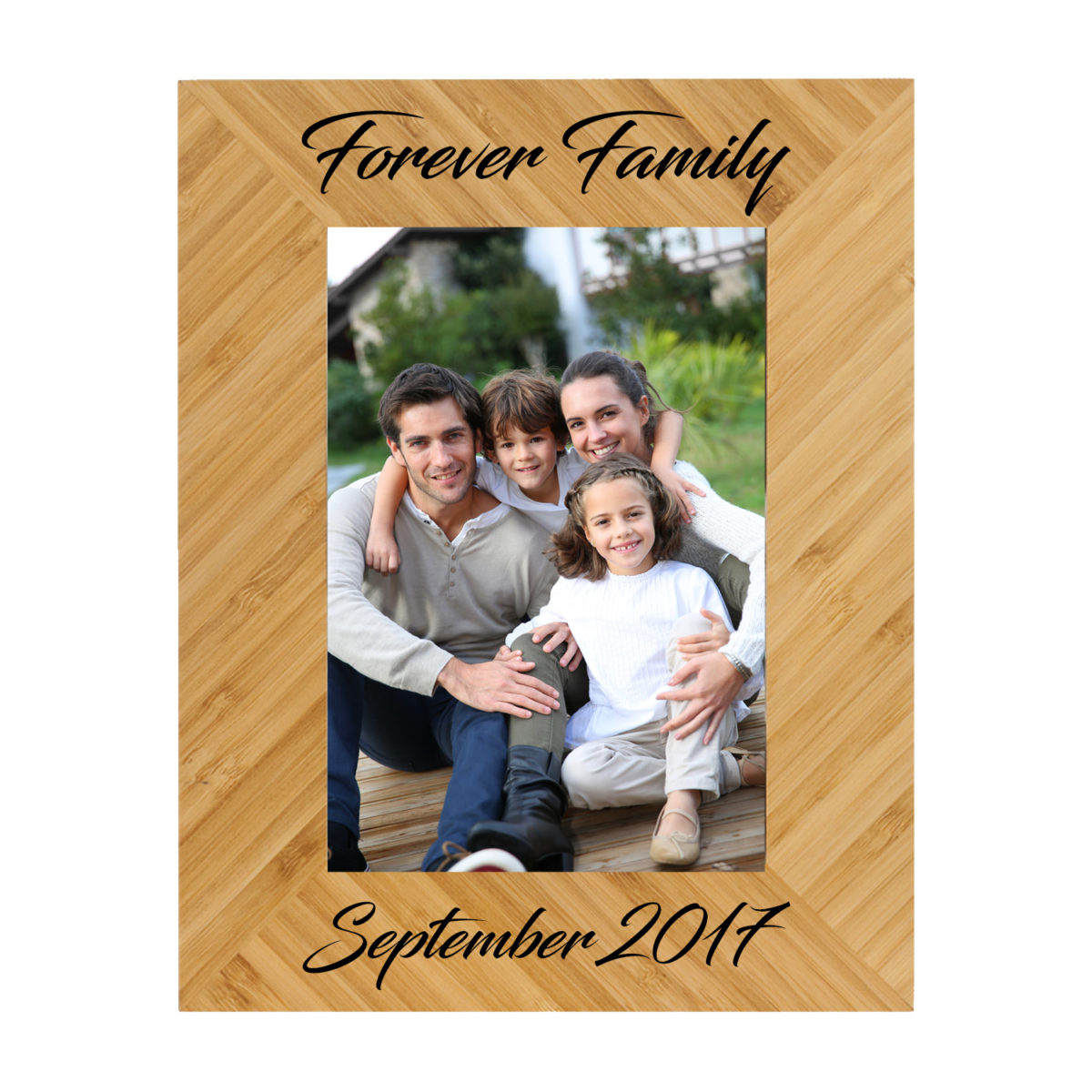 Personalized Bamboo Picture Frame - Image 2