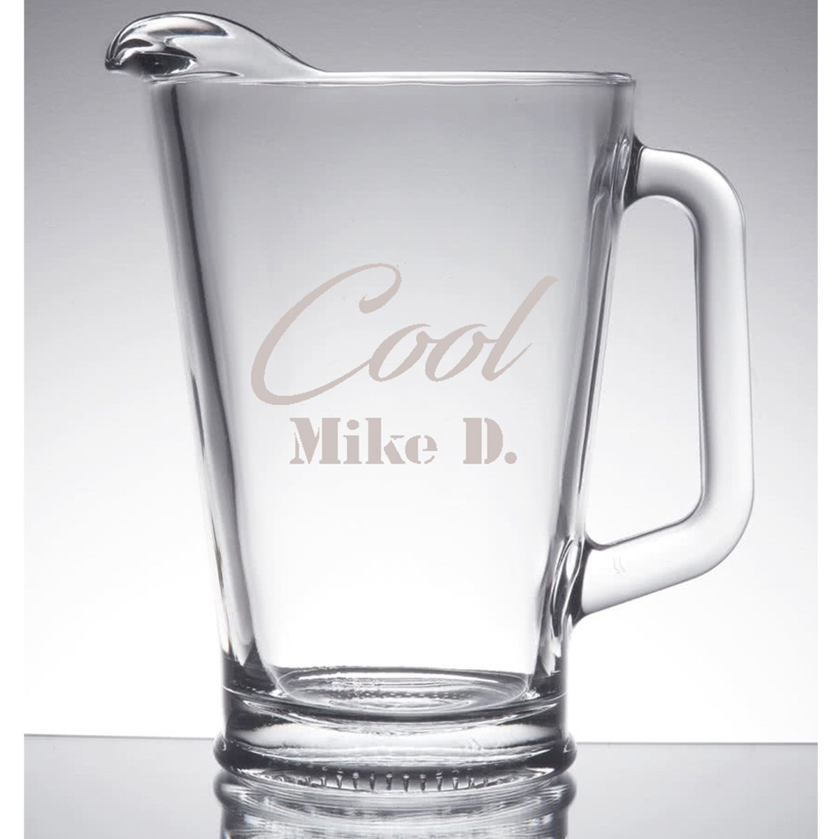 Personalized Glass Pitcher 37oz - Image 2