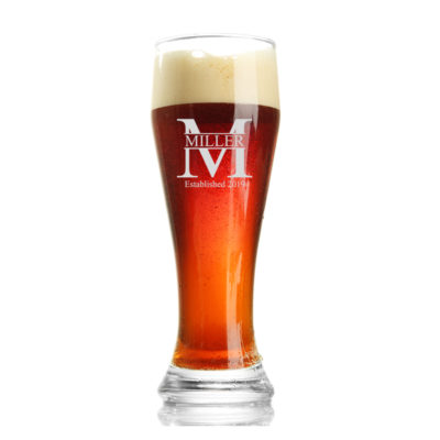 Miller Personalized Pilsner Glass 16 oz.