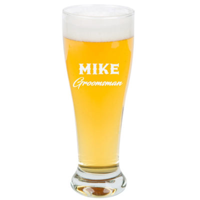 Personalized Pilsner Glass 16 oz.