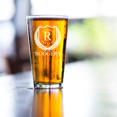 Personalized ShieldStar Pint Glass
