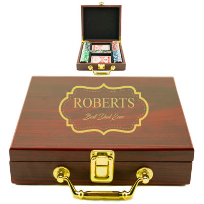 Personalized Poker Set - Poker 100 Chip Set| Boarding Design