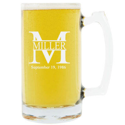 Personalized Beer Mug 25oz - Miller Design