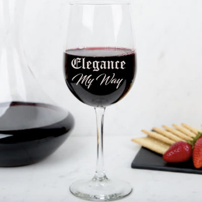 Personalized Wine Glass