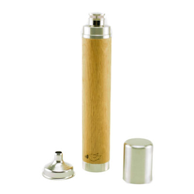 Personalized Wooden Hip Flask Bottle | Stainless Steel 50ml