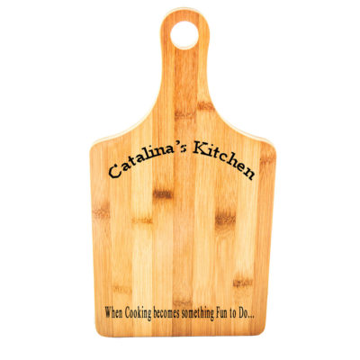Personalized Paddle Cutting Board - Name It
