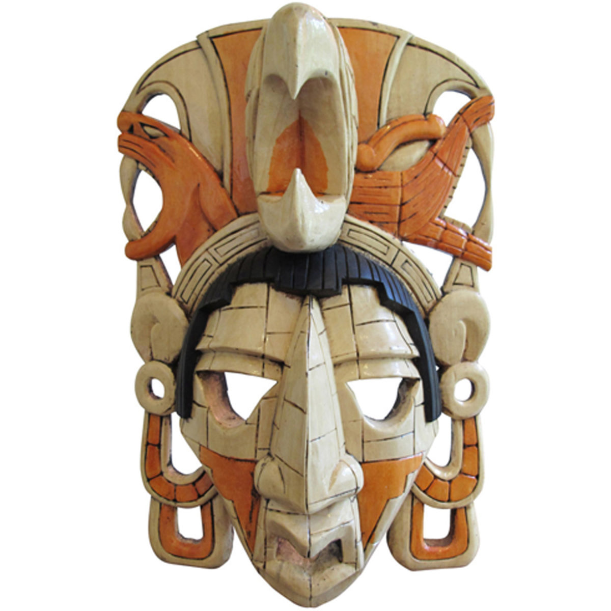 Mayan Mask - Falcon Alive
