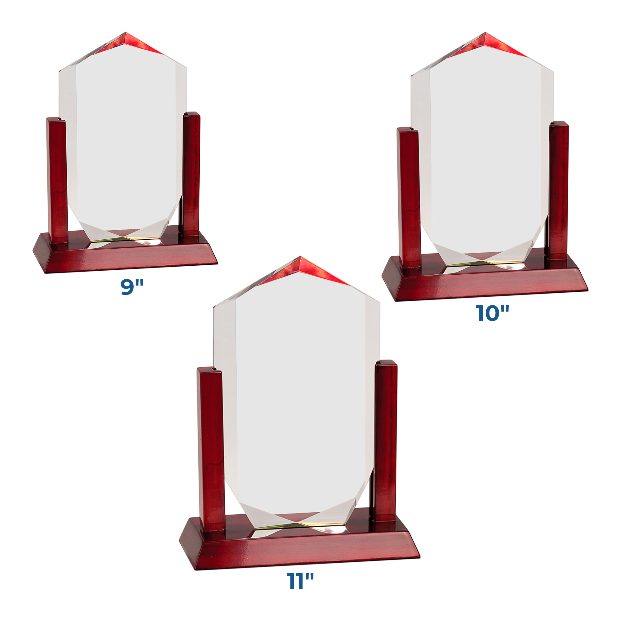 Personalized Clear Royal Crown Acrylic Award - Image 2