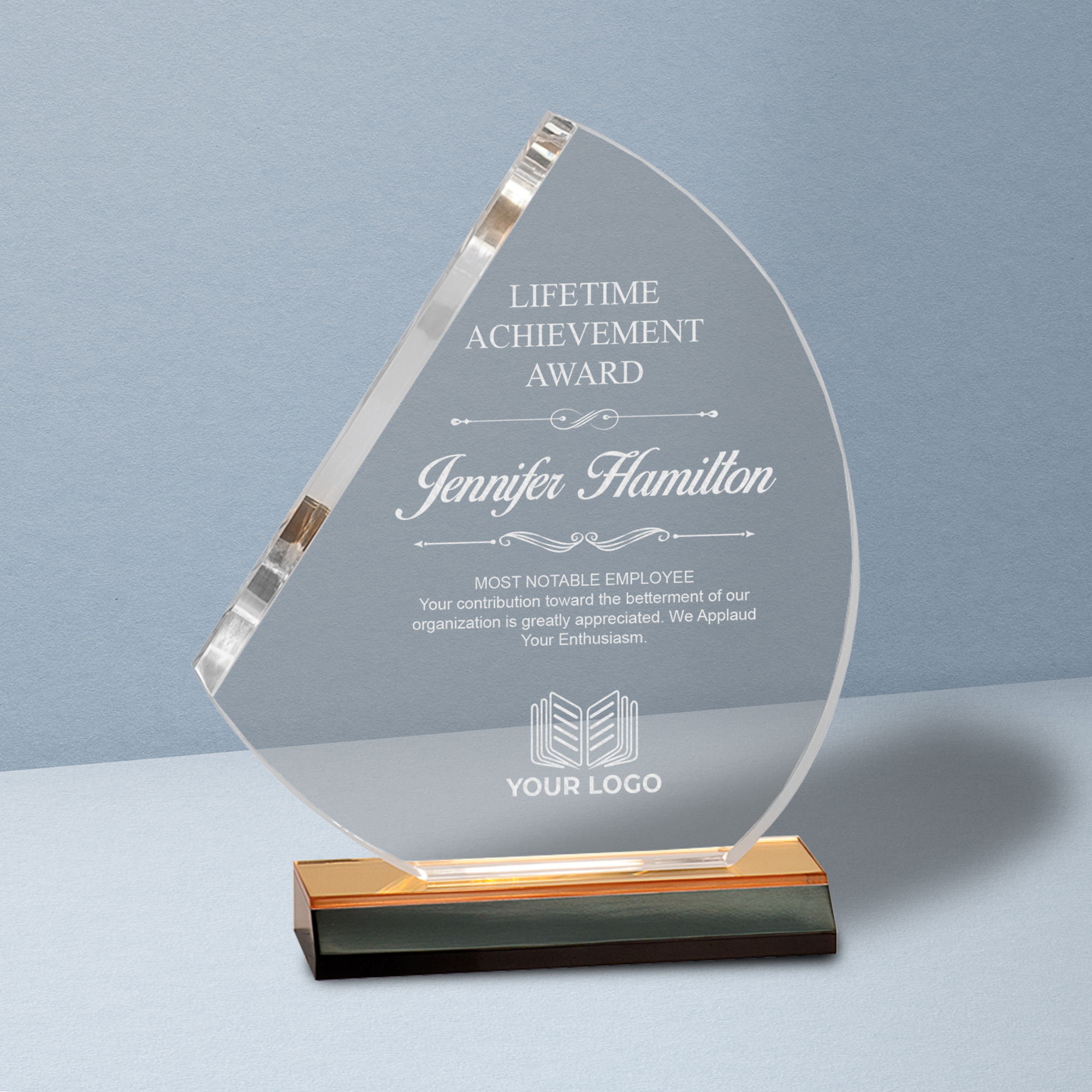 Personalized Sail Acrylic Award