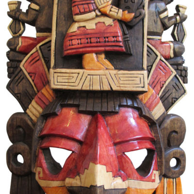 Mayan Mask - Red Snake