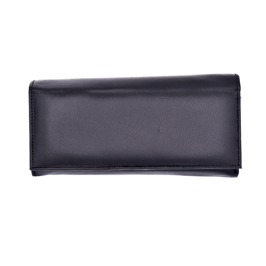 Rose Black Envelope Wallet