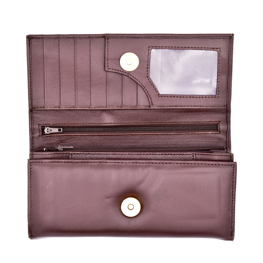 Rose Brown Envelope Wallet - Image 3