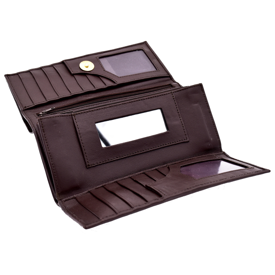 Rose Brown Envelope Wallet - Image 4
