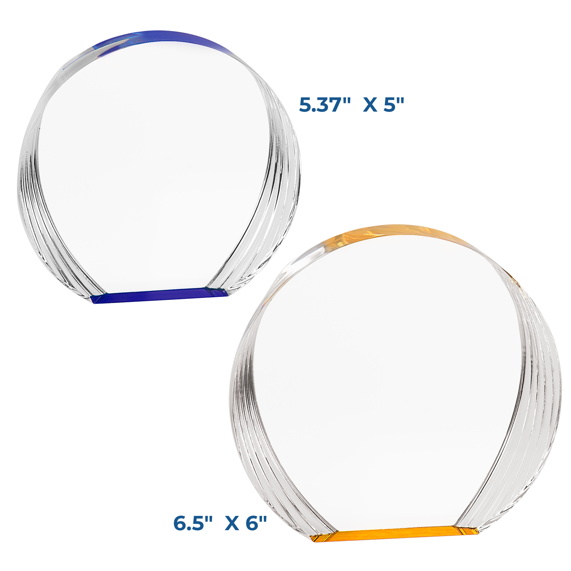 Personalized Round Acrylic Award - Image 3