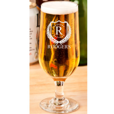 Personalized Beer Glass 12oz. - ShieldStar