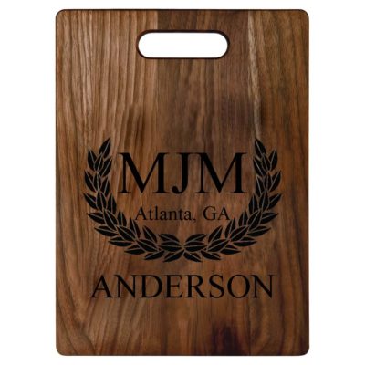 Cesar Personalized Walnut Cutting Board