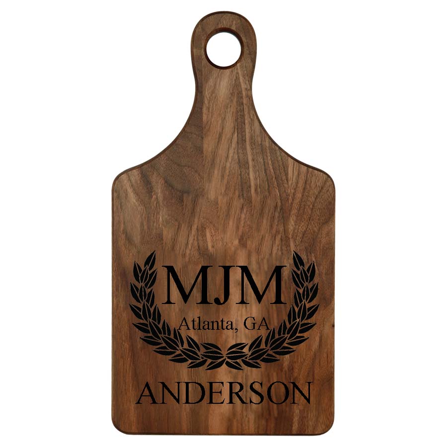 Cesar Personalized Walnut Cutting Board - Image 2