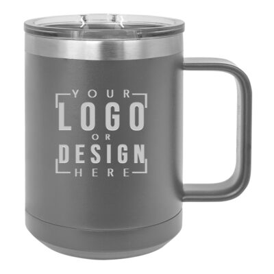 Personalized Insulated Travel Mug with Handle