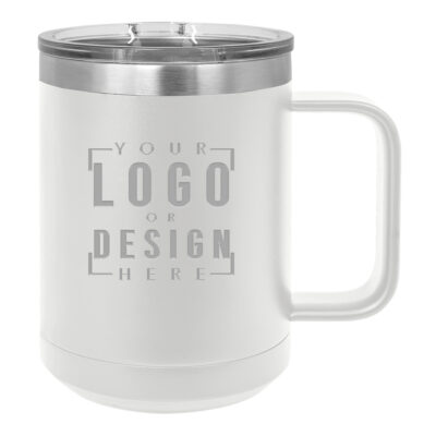 Personalized Insulated Travel Mug with Handle