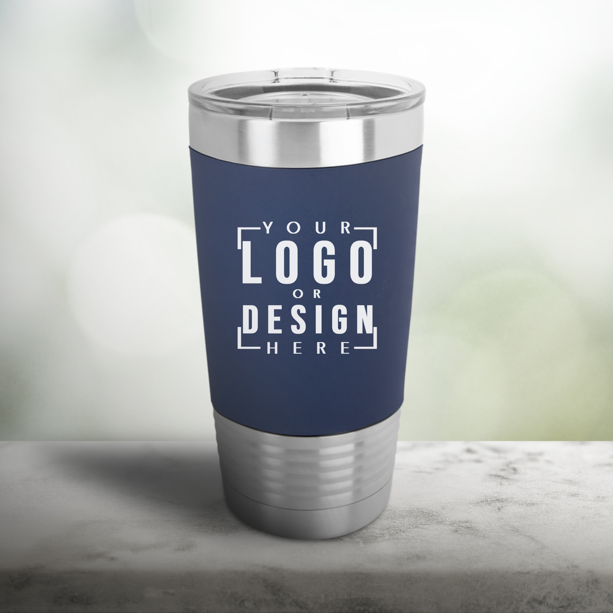 Personalized Insulated Tumbler with Silicone Grip