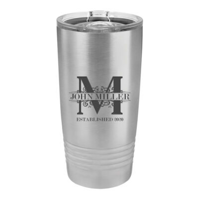 Personalized Royal Monogram Vacuum Insulated Tumbler