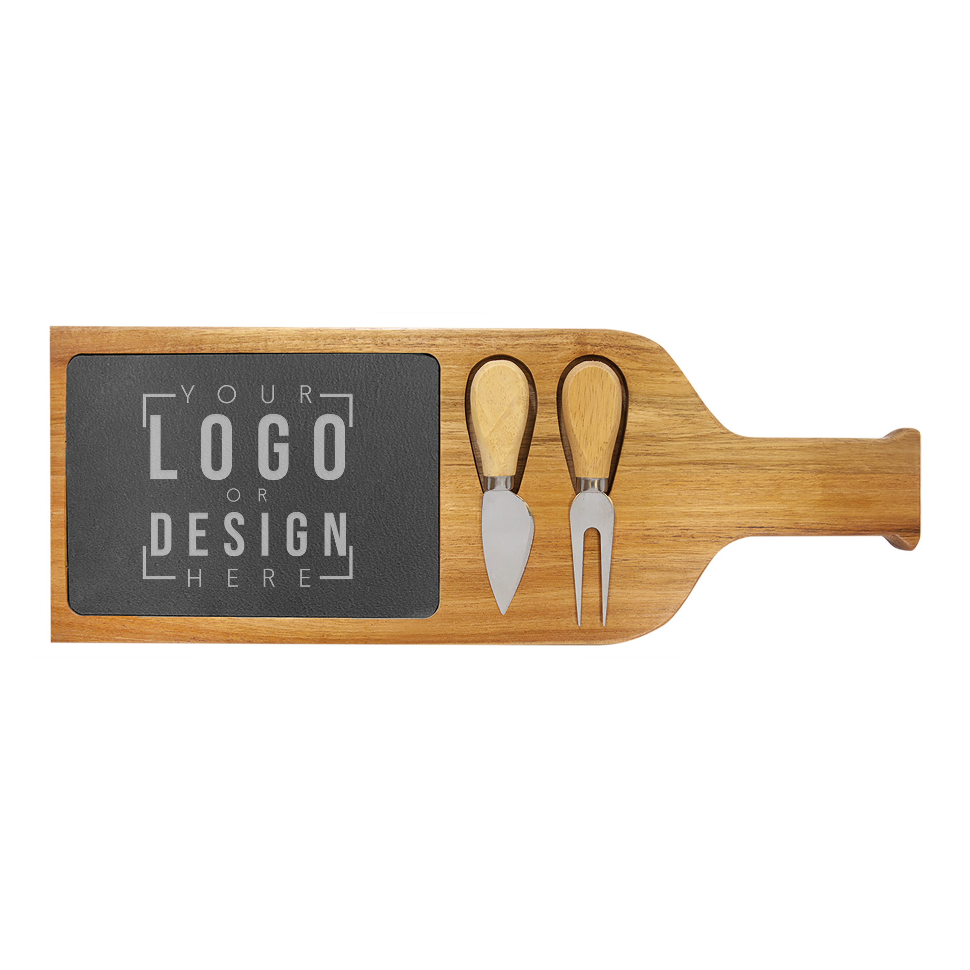 Custom Slate Board with Cheese Tools