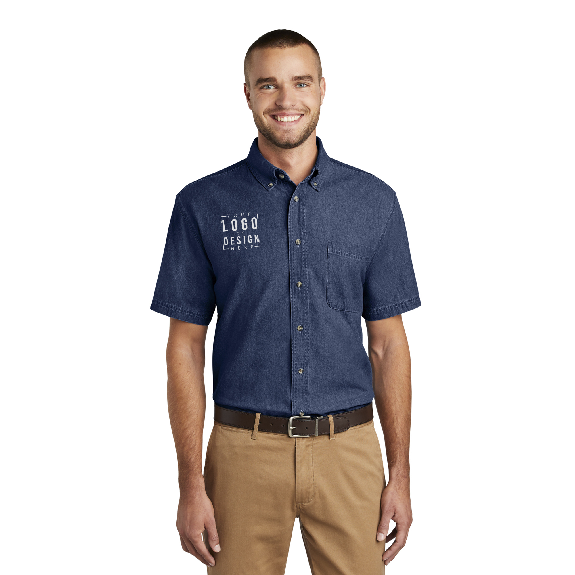 Port & Company - Short Sleeve Value Denim Shirt