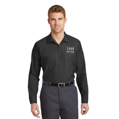 Red Kap Long Sleeve Industrial Work Shirt